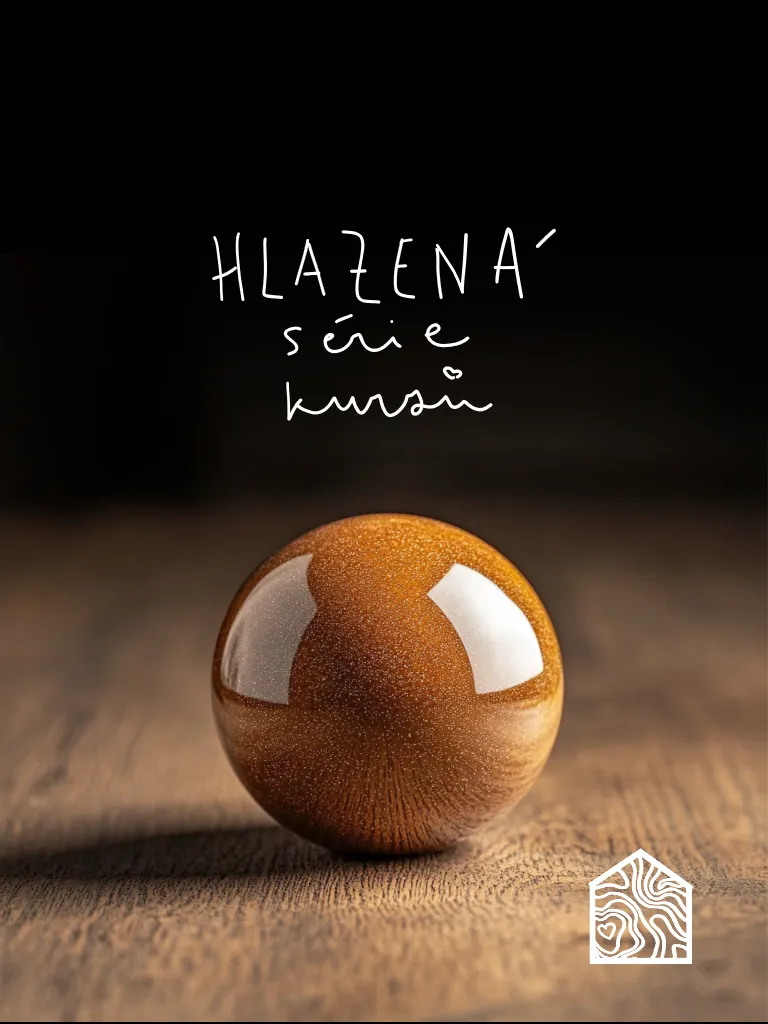 a polished clay dorodango ball from the course